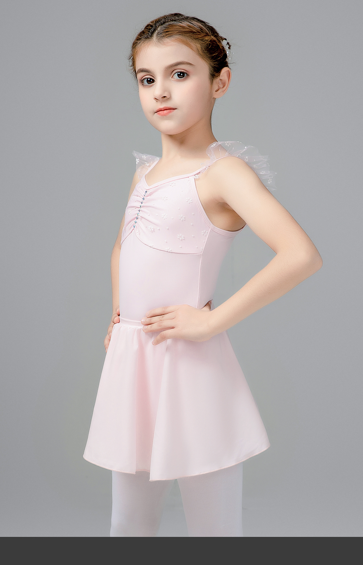 吊带练功服女童夏季芭蕾舞服装0302225